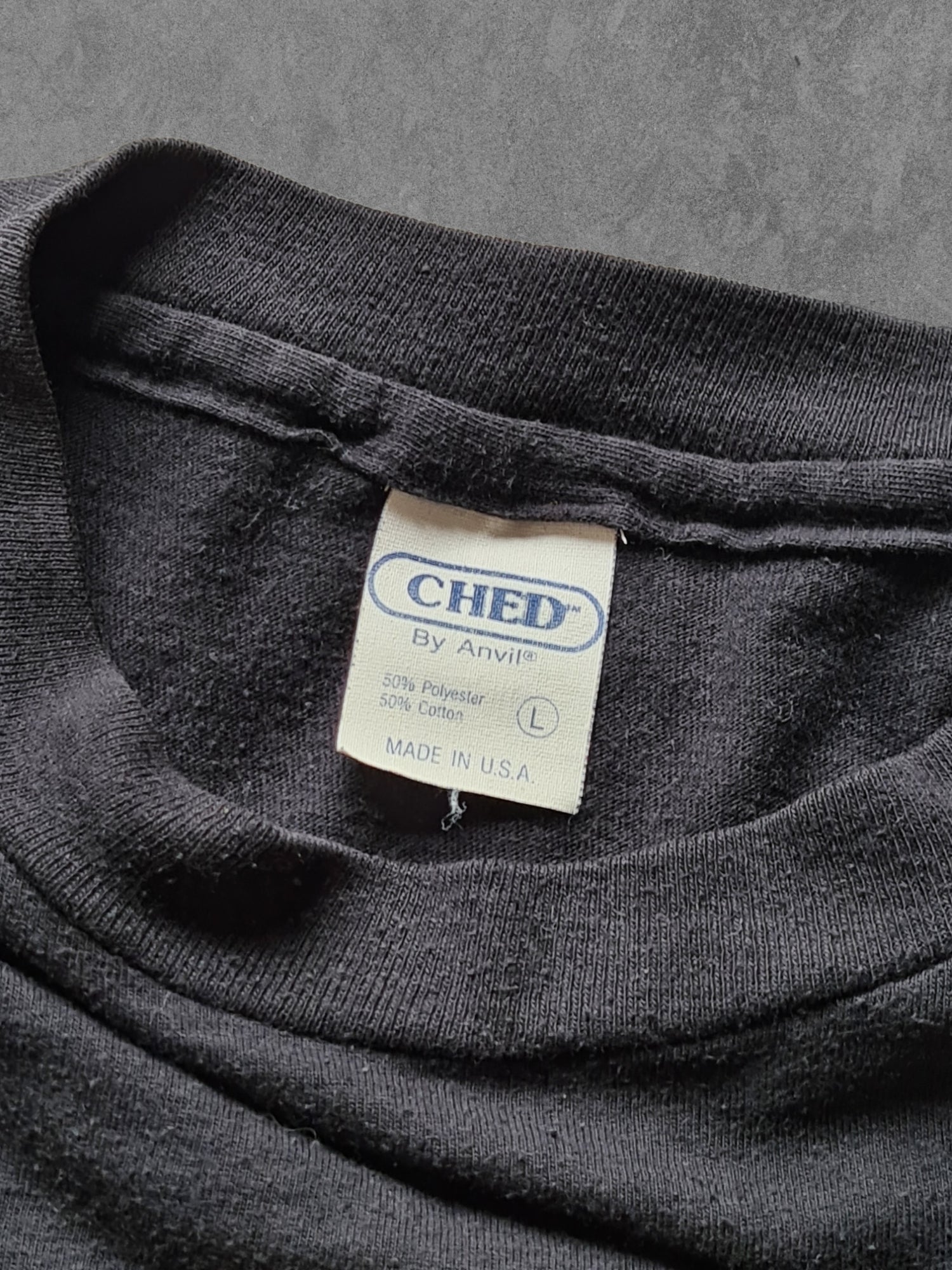 De vintage winkel met tweedehands kleding uit de thrift | 80s CHED BY ANVIL ''BEER'' T-SHIRT [L] T-SHIRT
