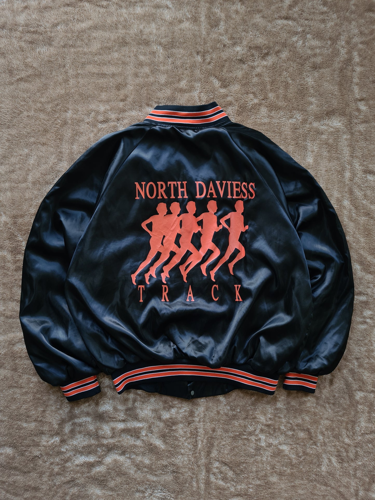 De vintage winkel met tweedehands kleding uit de thrift | 80s HARTWELL ''NORTH DAVIESS'' BOMBER JACKET [XL] OUTERWEAR