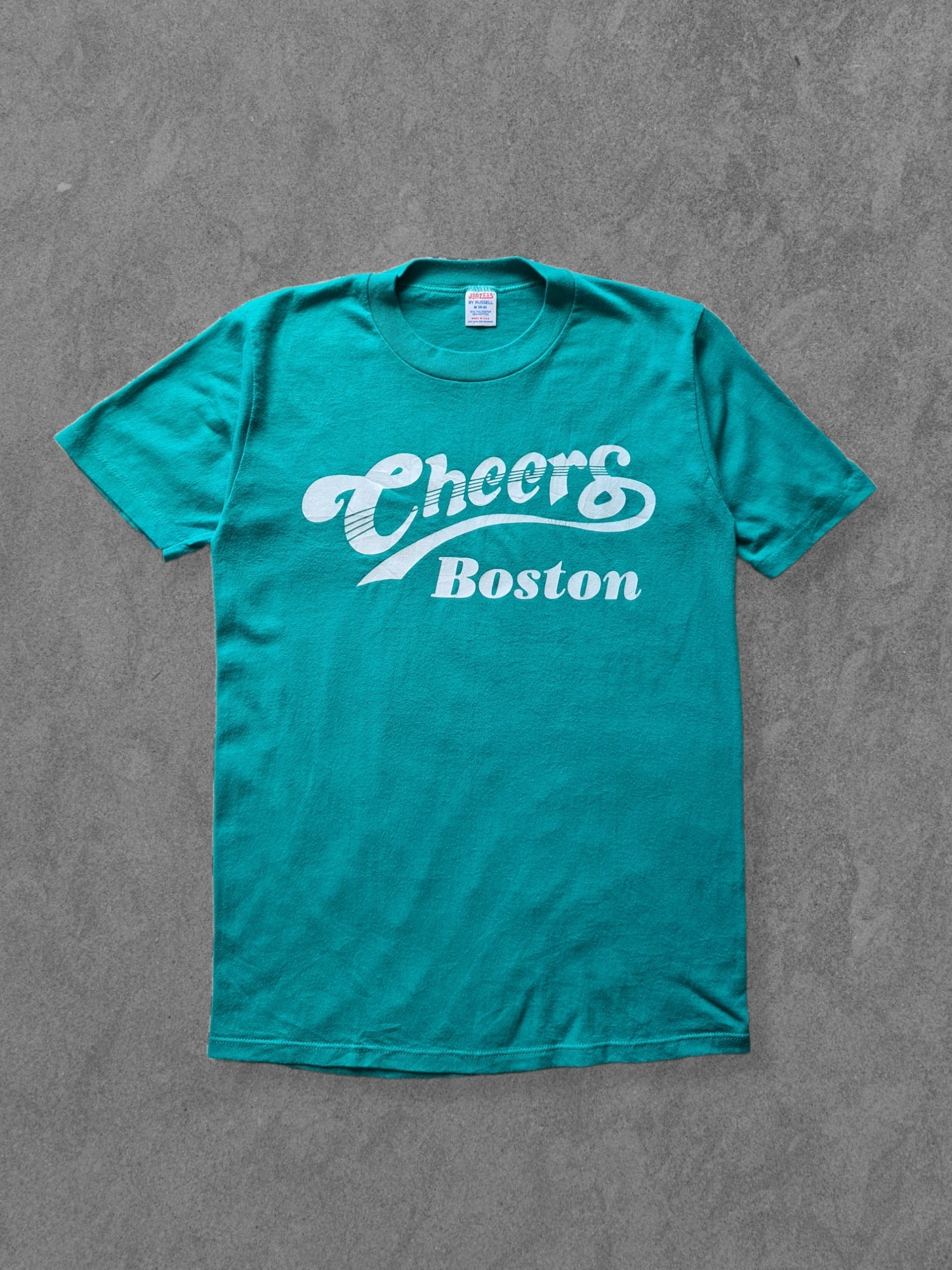 80s JERZEES BY RUSSELL ''BOSTON'' T-SHIRT [M] – Slow Fashion Grails