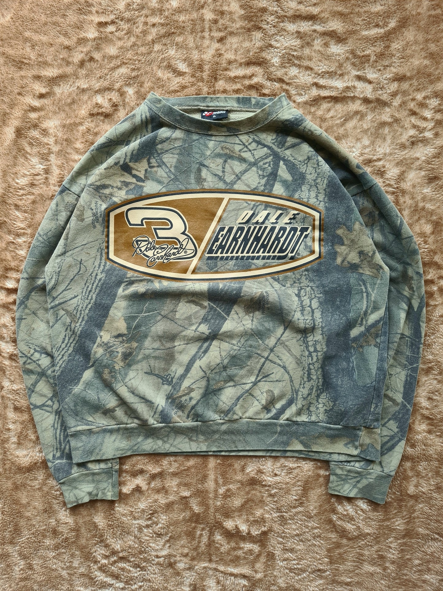 De vintage winkel met tweedehands kleding uit de thrift | 90s CHASE AUTHENTICS ''EARNHARDT'' SWEATSHIRT [XL] SWEATSHIRT