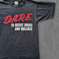 De vintage winkel met tweedehands kleding uit de thrift | 90s FRUIT OF THE LOOM ''DARE'' T-SHIRT [M] T-SHIRT