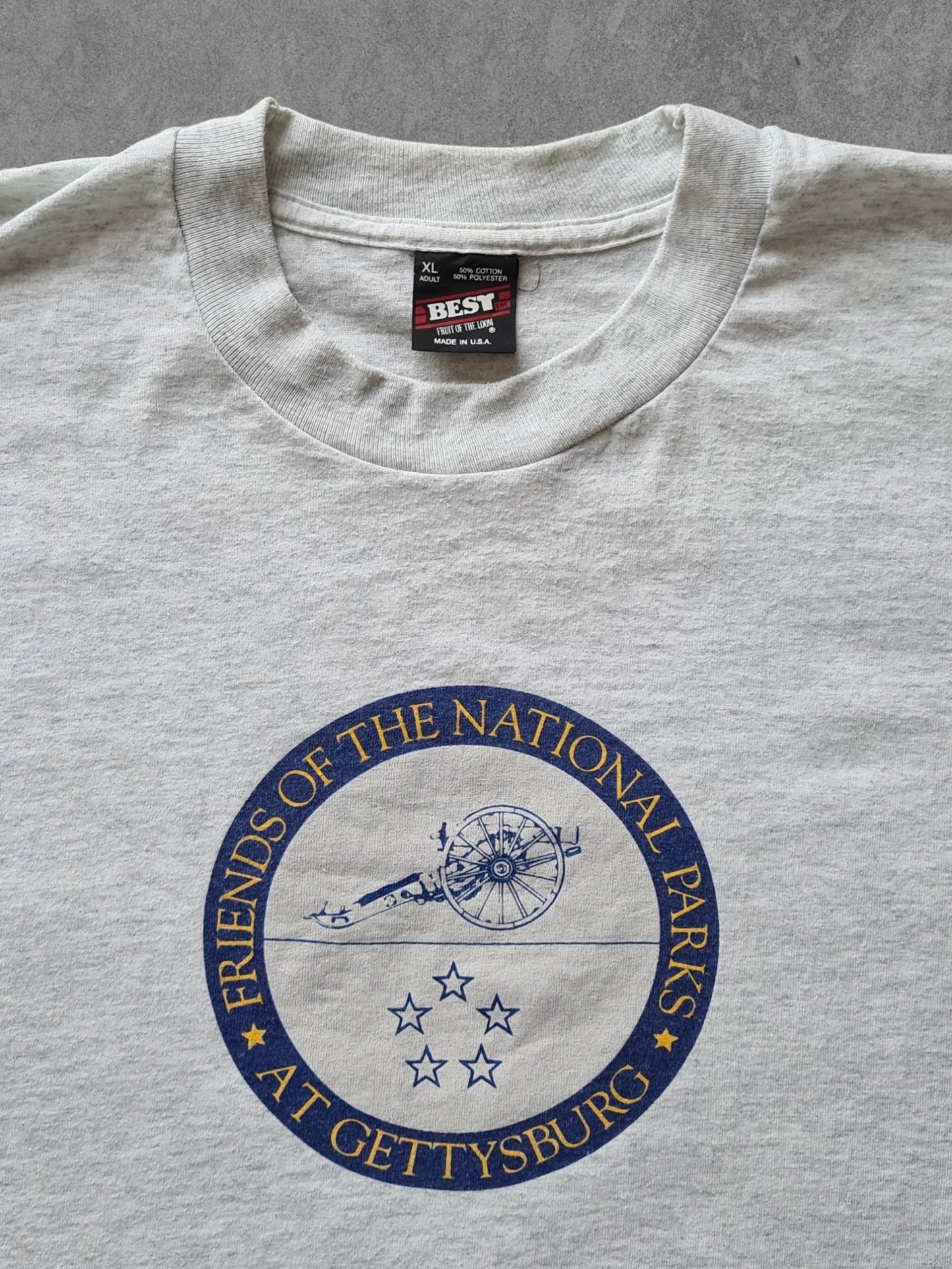 De vintage winkel met tweedehands kleding uit de thrift | 90s FRUIT OF THE LOOM ''NATIONAL PARKS'' T-SHIRT [XL] T-SHIRT