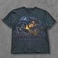 De vintage winkel met tweedehands kleding uit de thrift | 90s HABITAT ''WESTERN NIGHT'' T-SHIRT [XXL] T-SHIRT