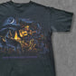 De vintage winkel met tweedehands kleding uit de thrift | 90s HABITAT ''WESTERN NIGHT'' T-SHIRT [XXL] T-SHIRT