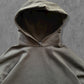 De vintage winkel met tweedehands kleding uit de thrift | 90s HANES KHAKI BLANK HOODIE [XL] SWEATSHIRT