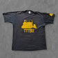 De vintage winkel met tweedehands kleding uit de thrift | 90s JERZEES ''TTTBU'' T-SHIRT [XL] T-SHIRT