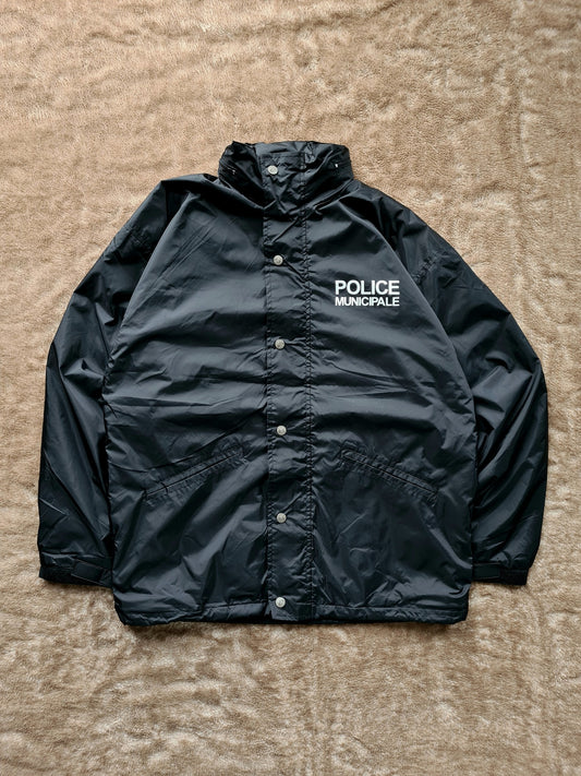 De vintage winkel met tweedehands kleding uit de thrift | 90s POLICE MUNICIPALE FRANCE JACKET [M] OUTERWEAR