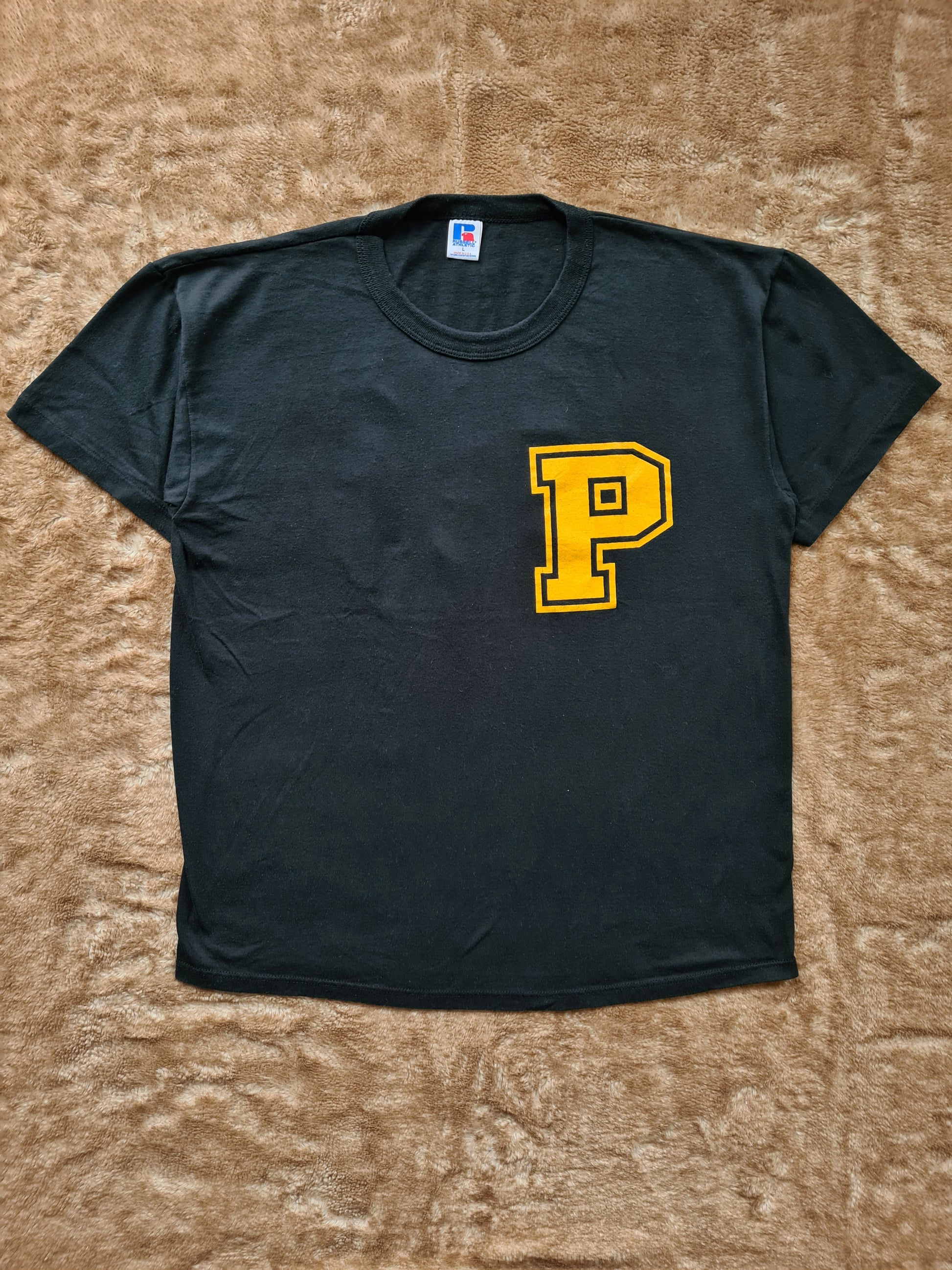 De vintage winkel met tweedehands kleding uit de thrift | 90s RUSSELL ATHLETIC ''PITTSBURGH'' T-SHIRT [L] T-SHIRT