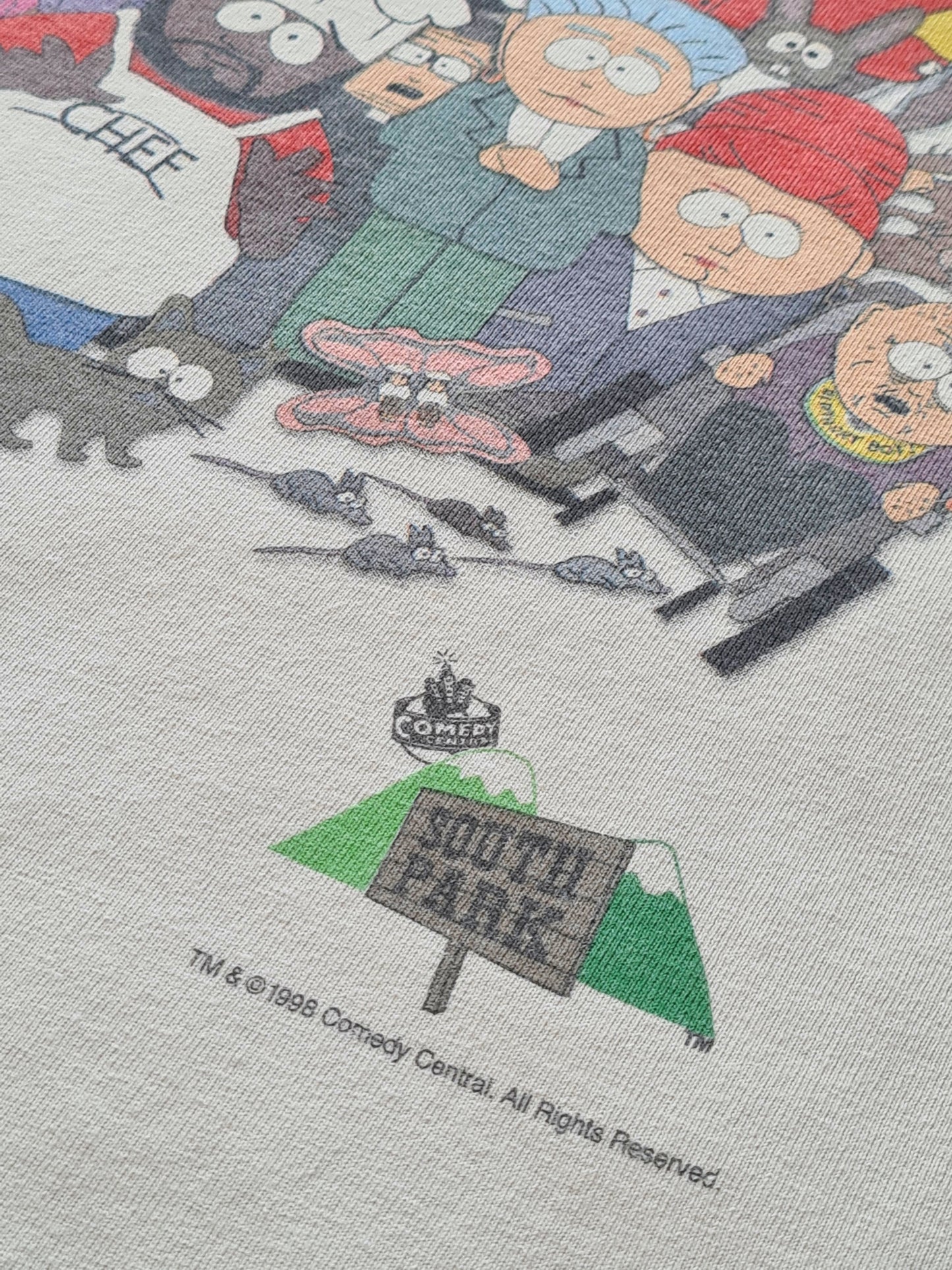 De vintage winkel met tweedehands kleding uit de thrift | 90s TULTEX ''SOUTH PARK SEASON ONE'' T-SHIRT [XL] T-SHIRT