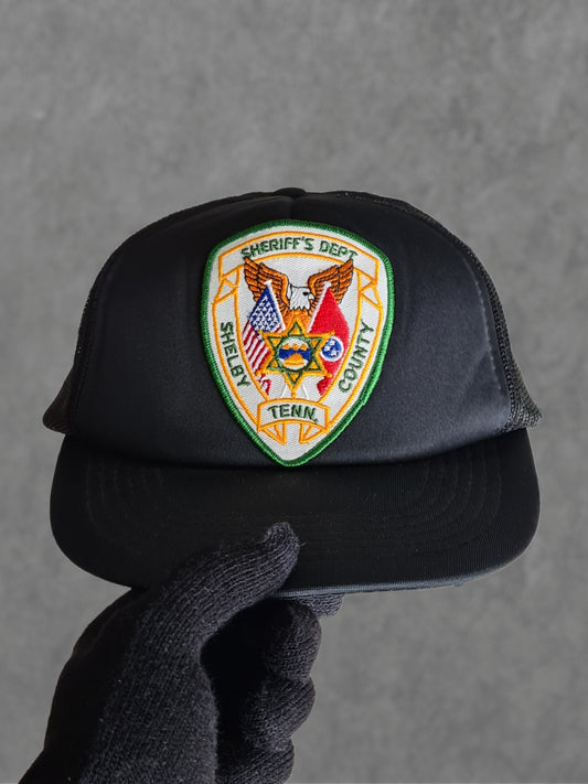 De vintage winkel met tweedehands kleding uit de thrift | 90s ''SHELBY COUNTY SHERRIFFS DEPT'' HAT HATS