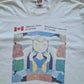 De vintage winkel met tweedehands kleding uit de thrift | 90s FRUIT OF THE LOOM ''LIBRARY OF CANADA'' T-SHIRT [XL] T-SHIRT