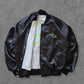 De vintage winkel met tweedehands kleding uit de thrift | 80s AUBURN ''SLOTS OF FUN'' BOMBER JACKET [L] OUTERWEAR